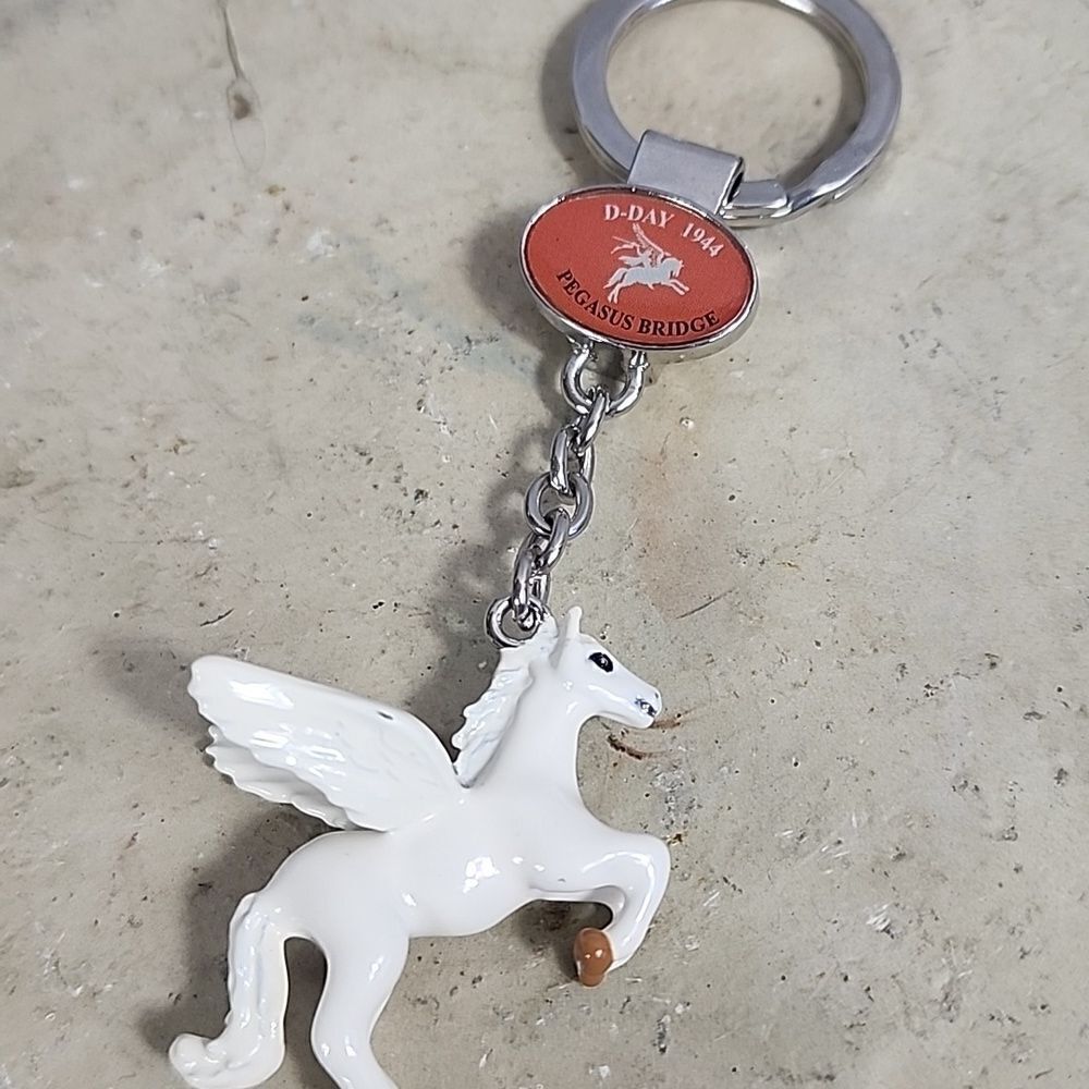 Vintage D Day Pegasus Bridge Keychain